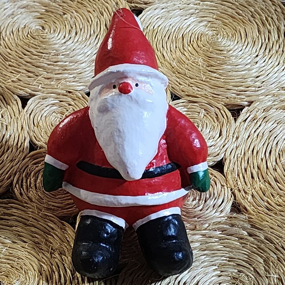 Dept. 56 Ornament Santa Claus Christmas Red Sitting 5 Inch